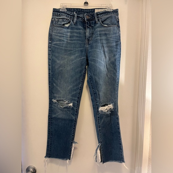 Treasure & Bond High-Rise Loose Skinny Slit Crop Jeans - Size 27 - Picture 2 of 8